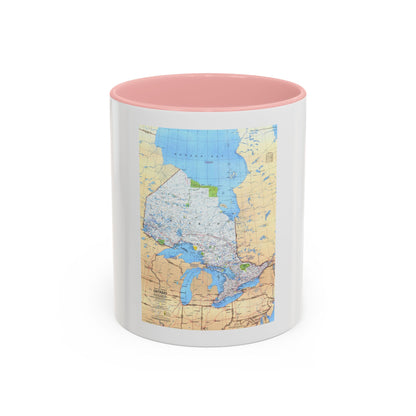 Canada - Ontario (1978) (Map) Accent Coffee Mug