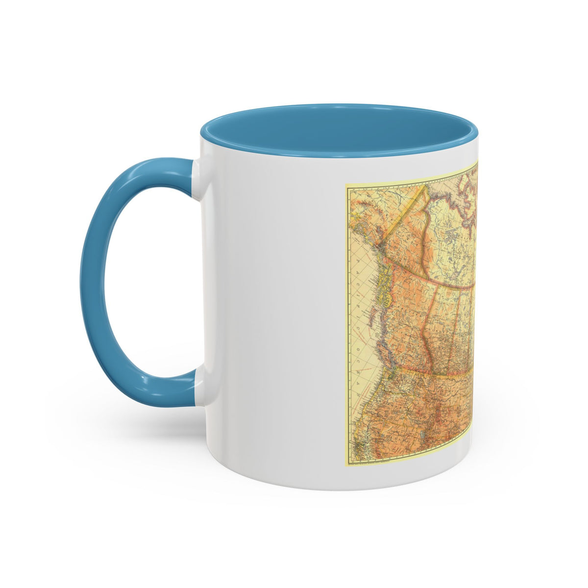 Canada (1936) (Map) Accent Coffee Mug