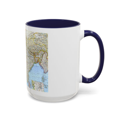 Asia - Southwest (1963) (Map) Accent Coffee Mug