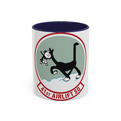 41st Airlift Squadron (U.S. Air Force) Accent Coffee Mug