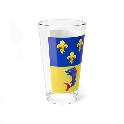 Banner of the Dauphine of France (Belgium) Pint Glass 16oz