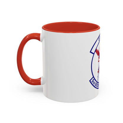 5th Security Forces Squadron (U.S. Air Force) Accent Coffee Mug