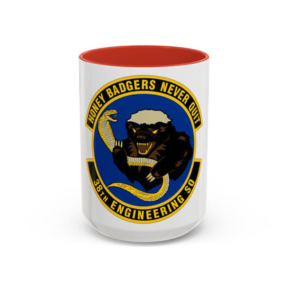 38 Engineering Squadron ACC (U.S. Air Force) Accent Coffee Mug