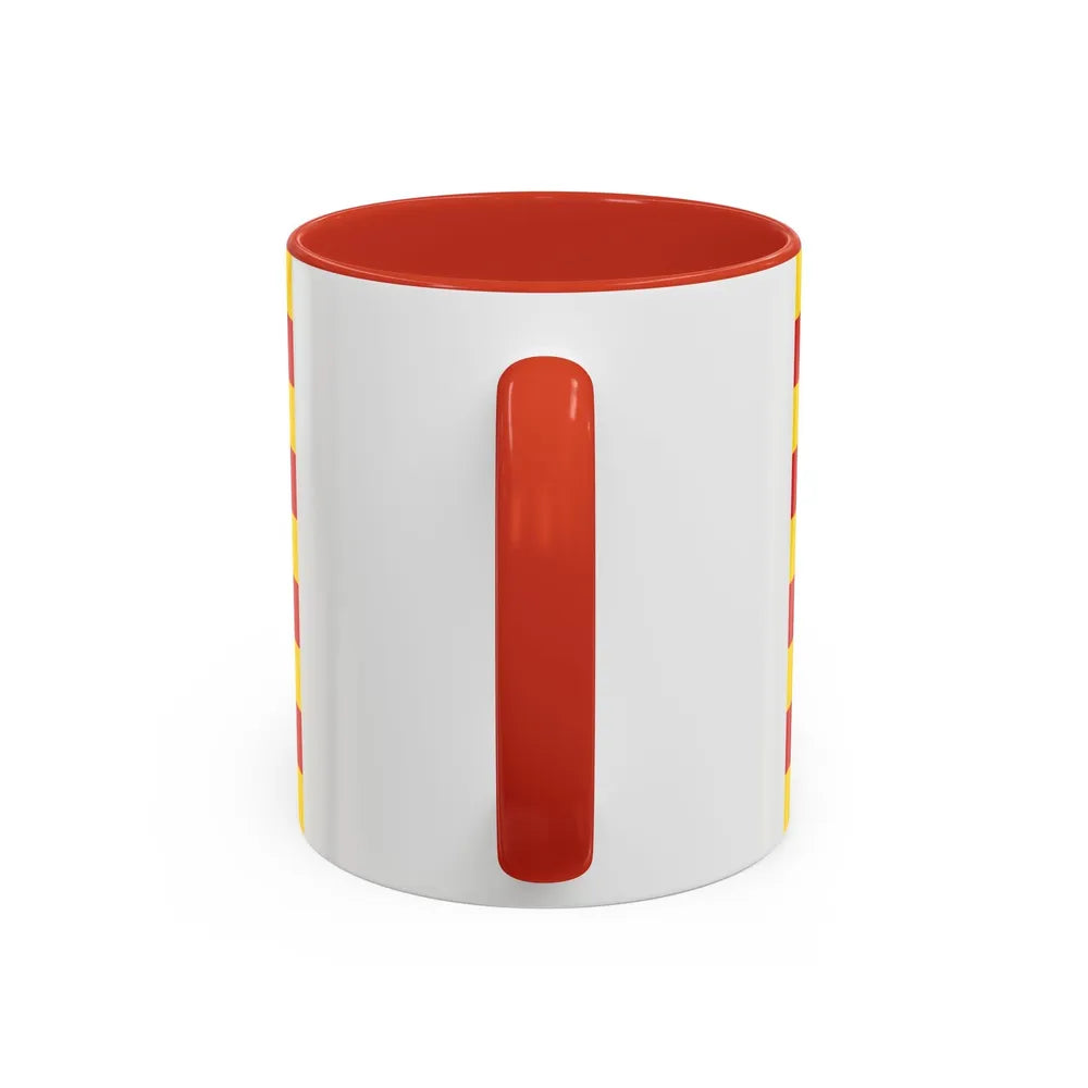 Flag of Barcelona - Accent Coffee Mug-Go Mug Yourself