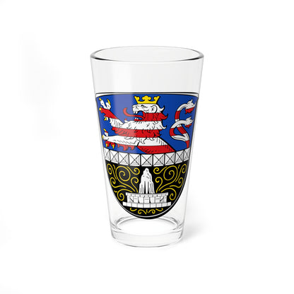 DEU Bad Nauheim COA (Germany) (Coat of Arms) Pint Glass 16oz