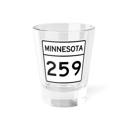 MN-259 1948 (Minnesota) (Road Sign) Shot Glass 1.5oz