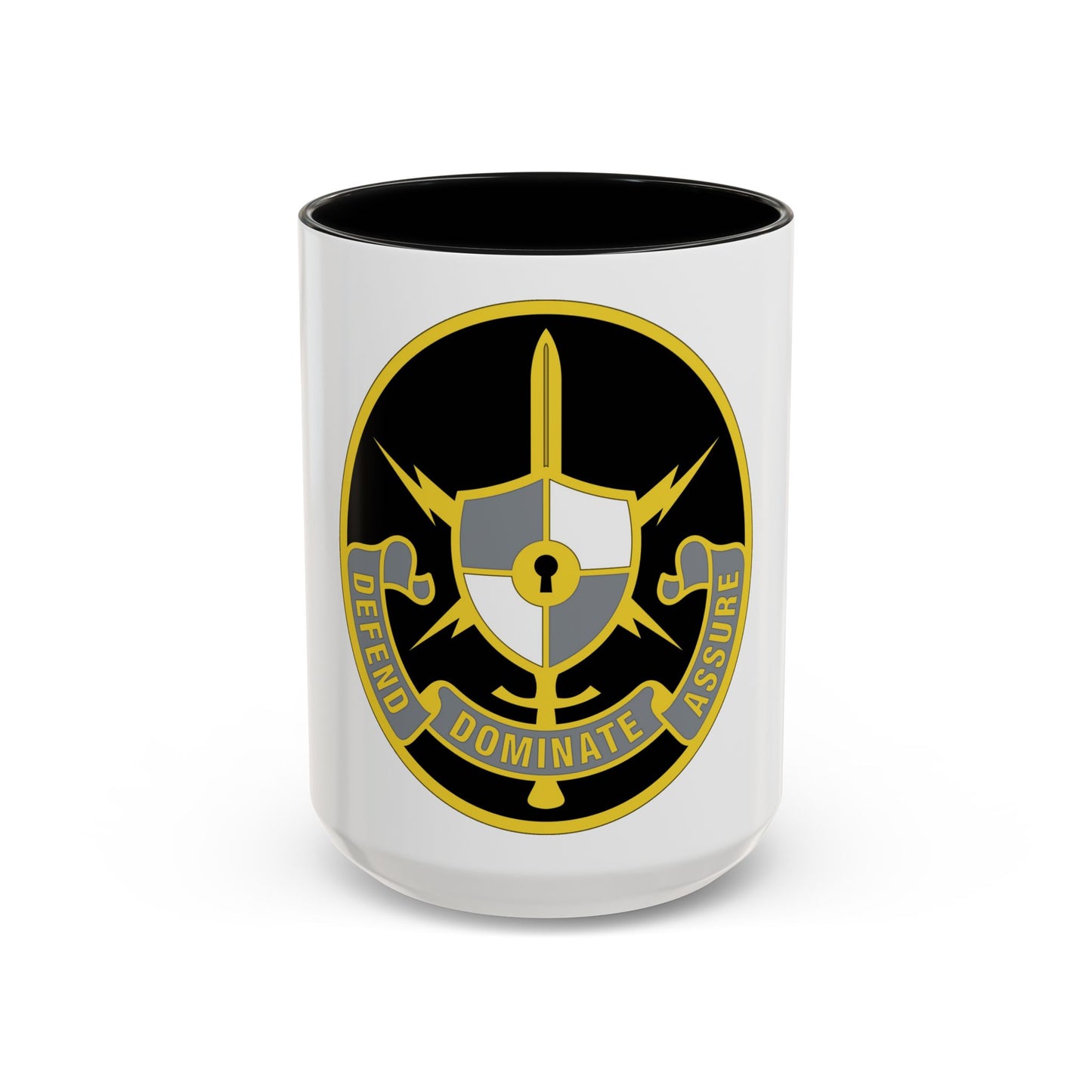 United States Cyber School 2 (U.S. Army) Accent Coffee Mug