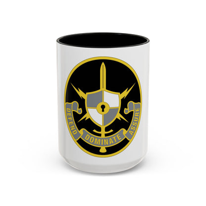 United States Cyber School 2 (U.S. Army) Accent Coffee Mug