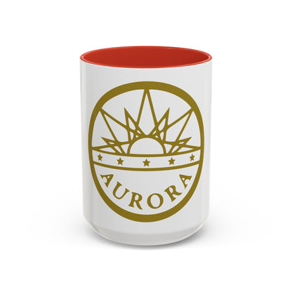 Seal of Aurora Colorado - Accent Coffee Mug
