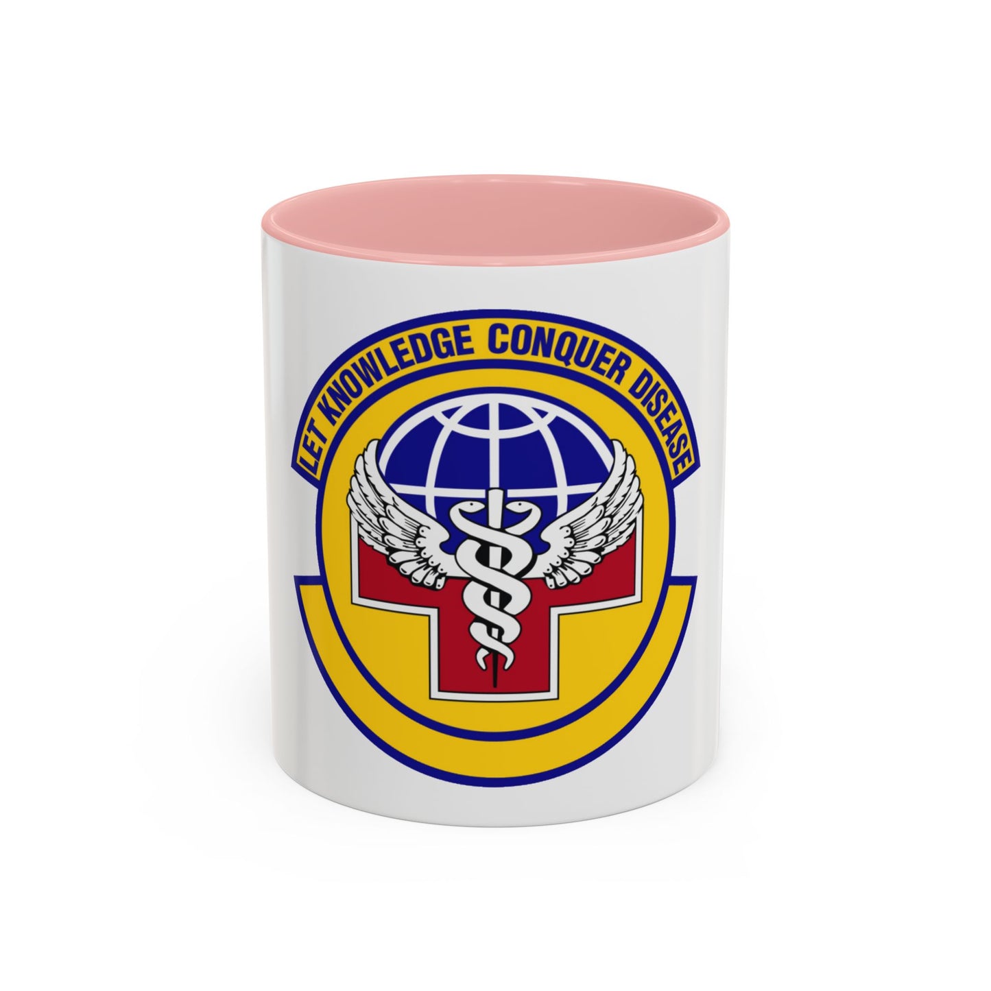 87 Healthcare Operations Squadron AMC (U.S. Air Force) Accent Coffee Mug