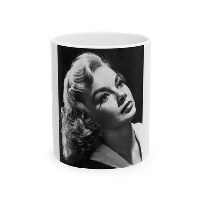 Leslie Parrish #83 1 (Vintage Female Icon) White Coffee Mug-11oz-Go Mug Yourself