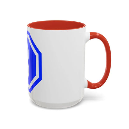 VIII Corps (U.S. Army) Accent Coffee Mug-Go Mug Yourself