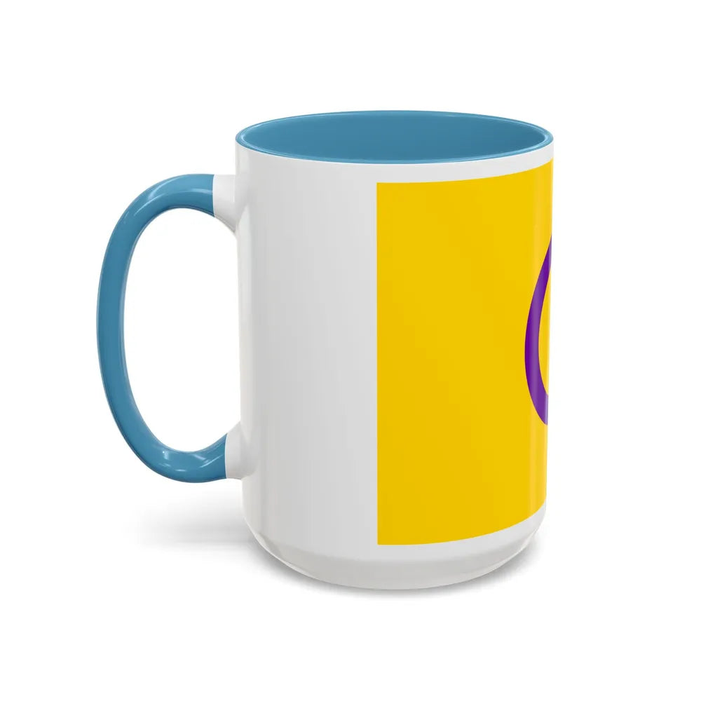 Intersex Pride Flag - Accent Coffee Mug-Go Mug Yourself