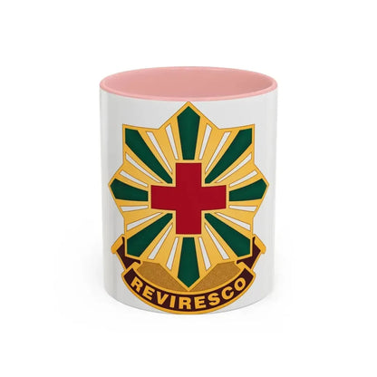 528th Hospital Center (U.S. Army) Accent Coffee Mug 11oz Pink - Go Mug Yourself