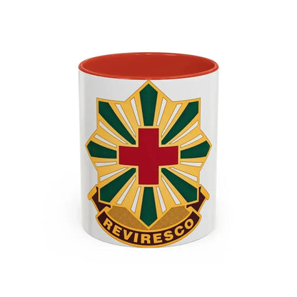 528th Hospital Center (U.S. Army) Accent Coffee Mug 11oz Red - Go Mug Yourself