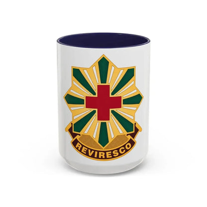 528th Hospital Center (U.S. Army) Accent Coffee Mug 15oz Navy - Go Mug Yourself
