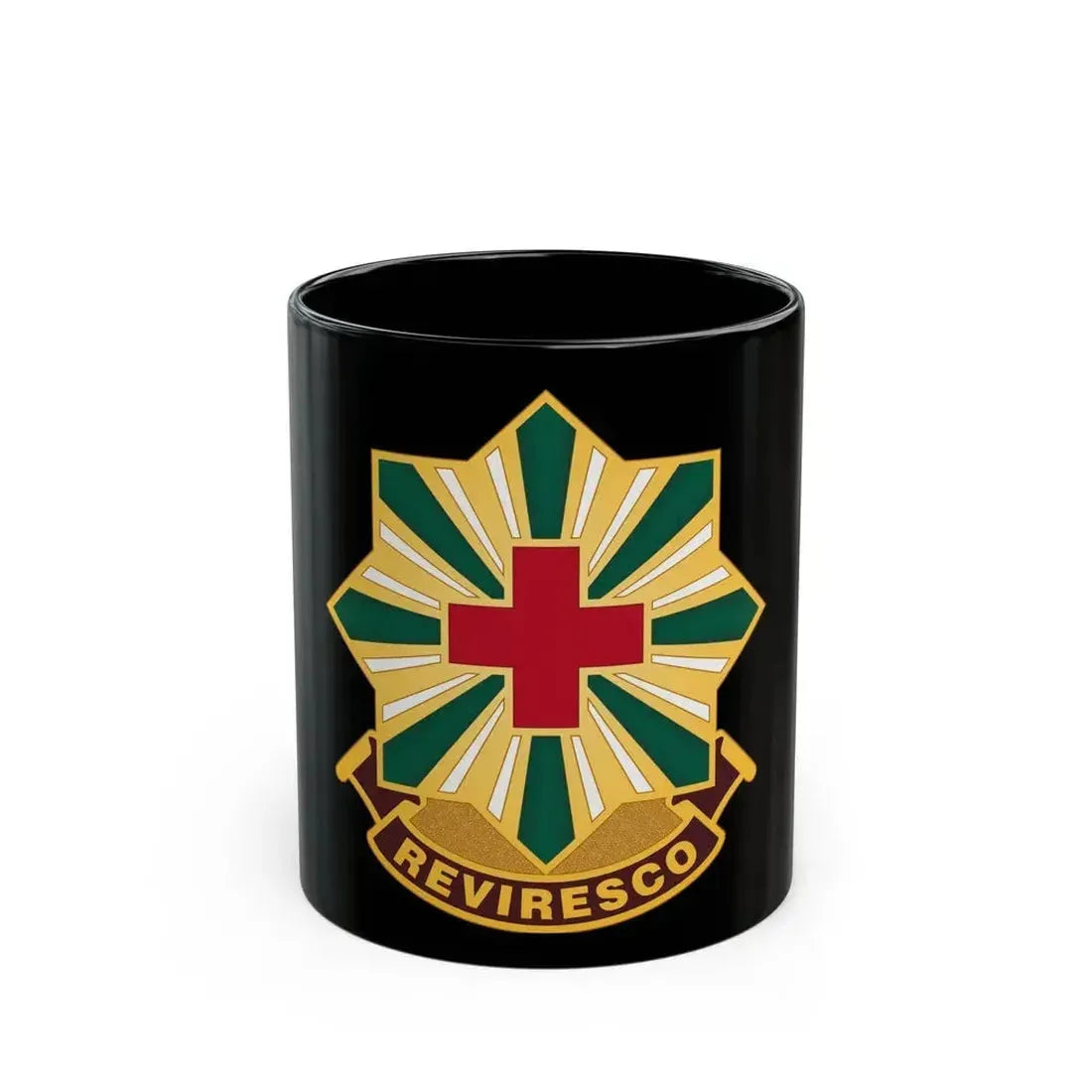 528th Hospital Center (U.S. Army) Black Coffee Mug 11oz - Go Mug Yourself