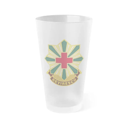 528th Hospital Center (U.S. Army) Frosted Pint Glass 16oz Default Title - Go Mug Yourself