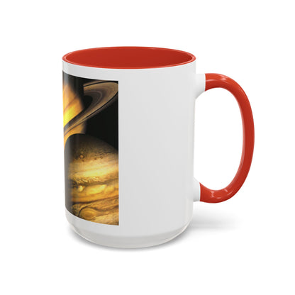 Space - The Solar System - Our Celestial Family (1990) (Map) Accent Coffee Mug