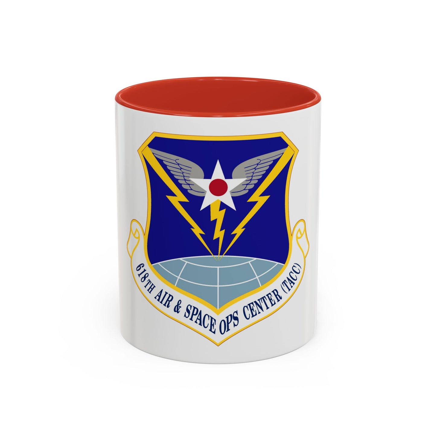 618 Air Operations Center AMC (U.S. Air Force) Accent Coffee Mug