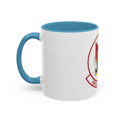 494th Fighter Squadron (U.S. Air Force) Accent Coffee Mug