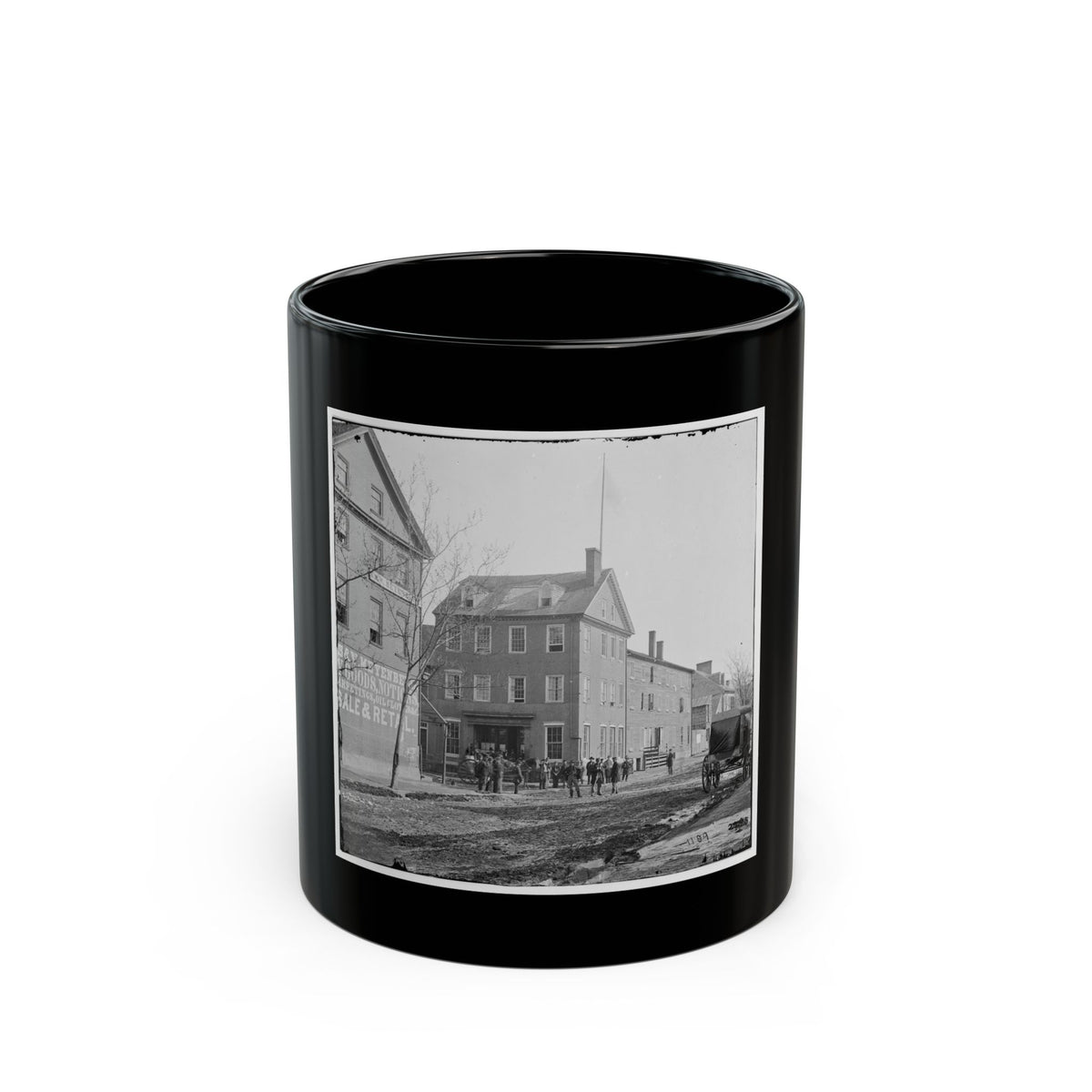Alexandria, Virginia. The Marshall House, King & Pitt Streets (U.S. Civil War) Black Coffee Mug