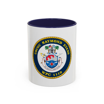 USCGC Raymond Evans WPC 1110 (U.S. Coast Guard) Accent Coffee Mug