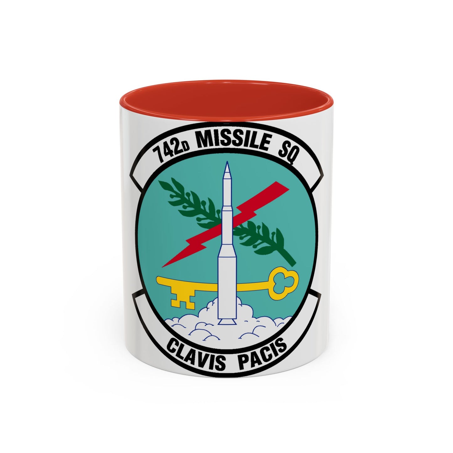 742 Missile Squadron AFGSC (U.S. Air Force) Accent Coffee Mug