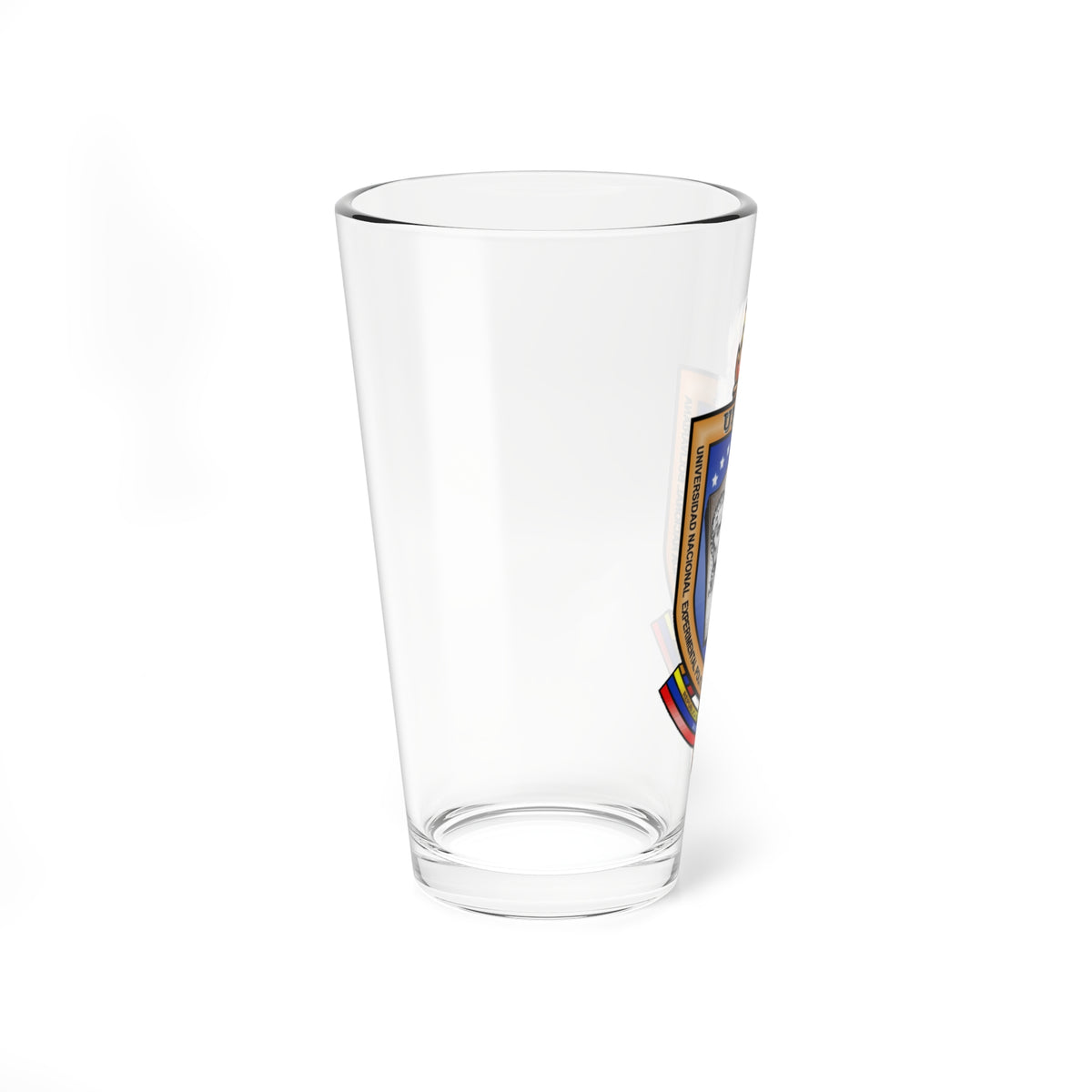 Nuevo Escudo de la UNEFA Desde 1999 (Venezuela) (Coat of Arms) Pint Glass 16oz