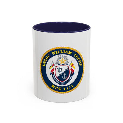 USCGC William Trump WPC 1111 (U.S. Coast Guard) Accent Coffee Mug