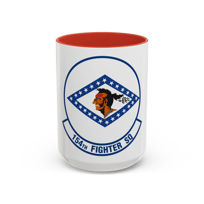 154 Fighter Squadron (U.S. Air Force) Accent Coffee Mug