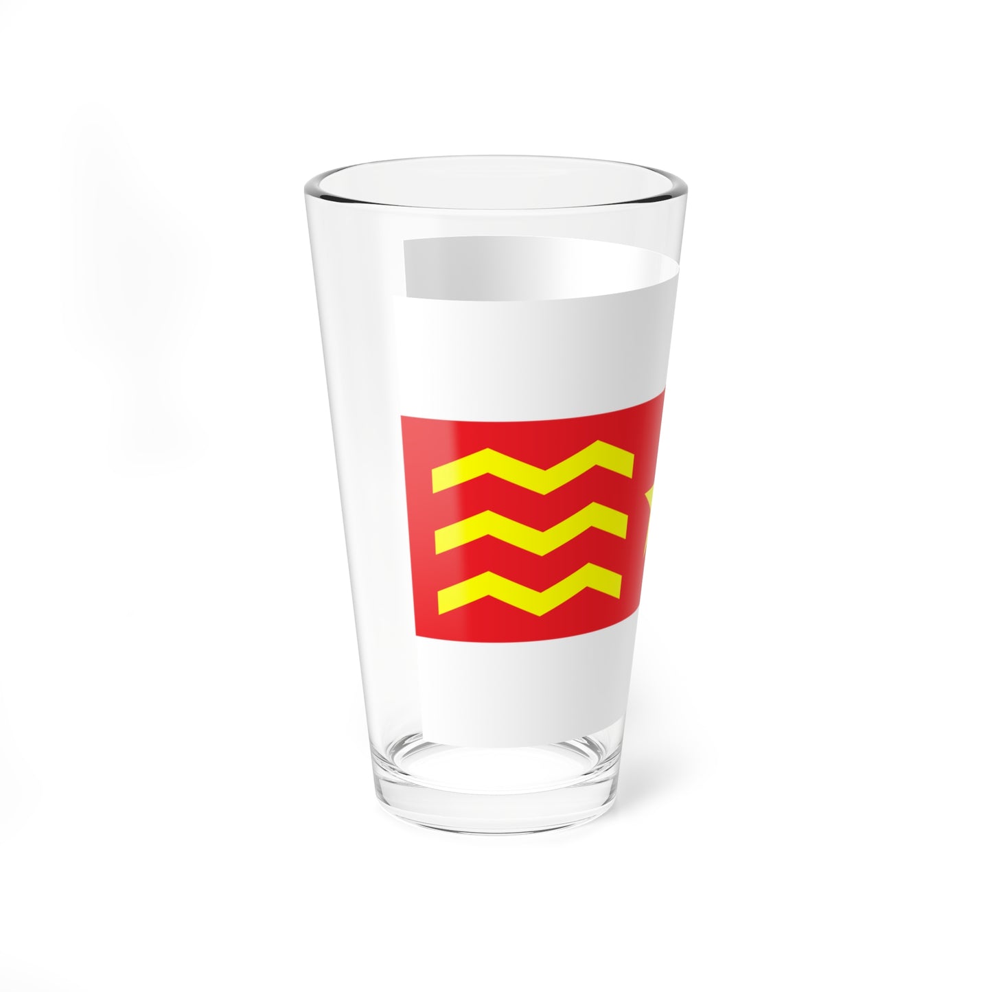 House Flag of COSCO 1960 - 1993 (China) Pint Glass 16oz