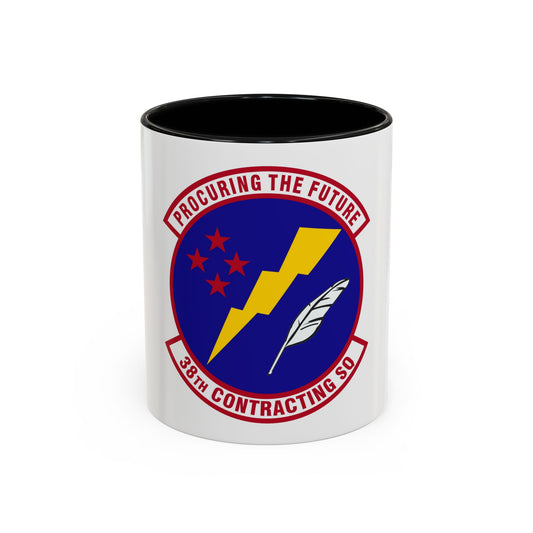 38th Contracting Squadron (U.S. Air Force) Accent Coffee Mug
