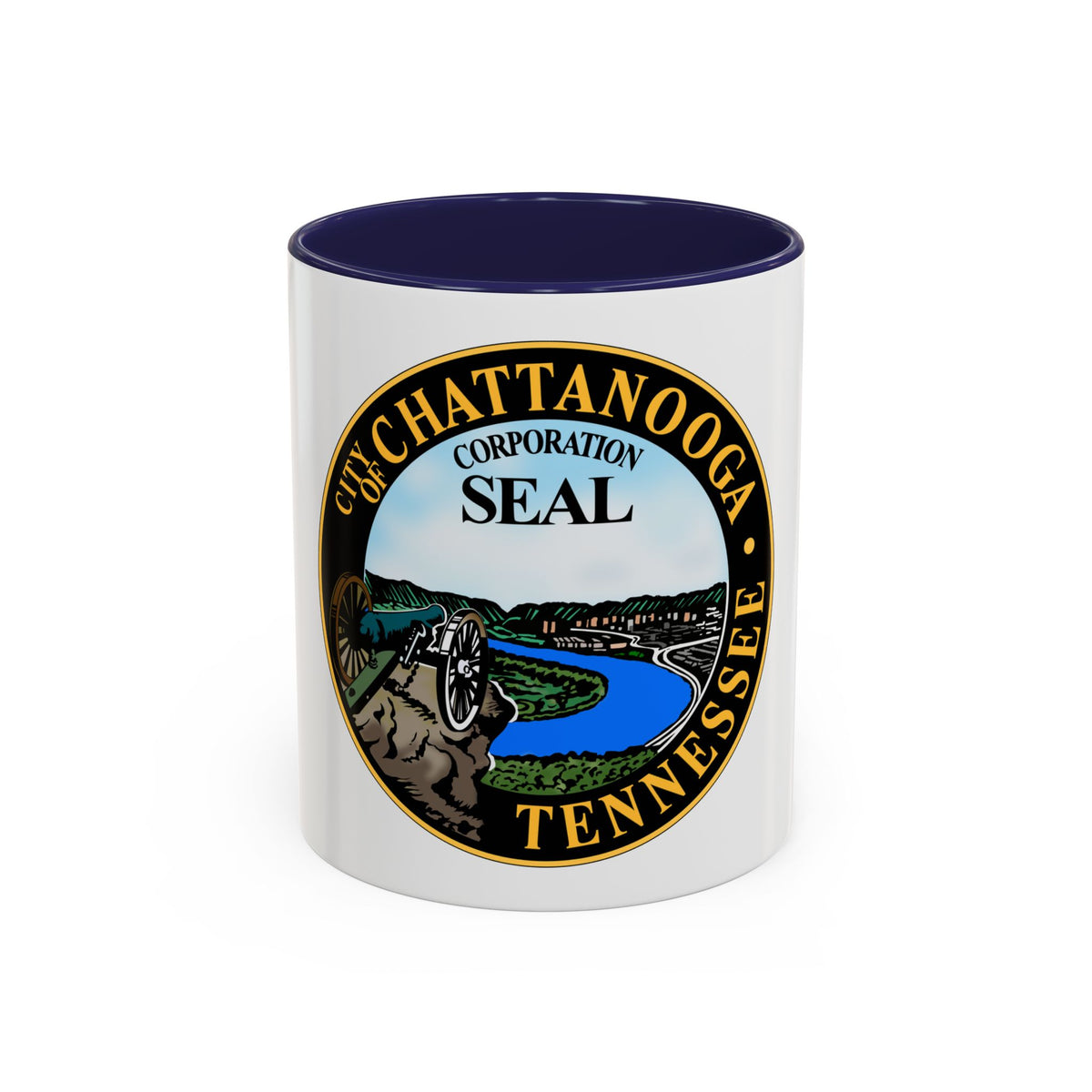 Seal of Chattanooga Tennessee - Accent Coffee Mug