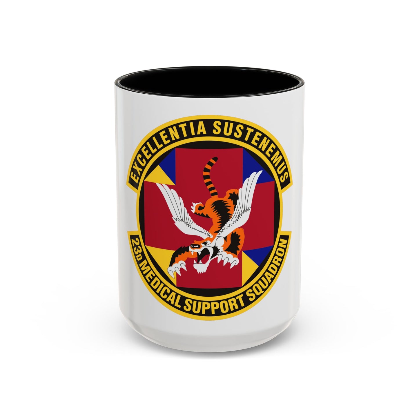 23d Medical Support Squadron (U.S. Air Force) Accent Coffee Mug