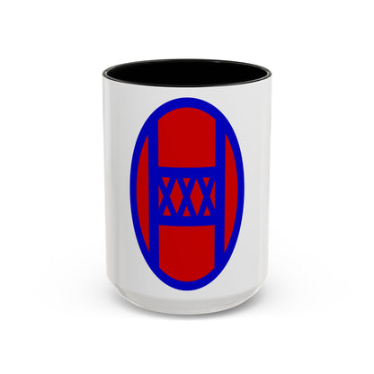 30th Infantry Division SSI (U.S. Army) Accent Coffee Mug