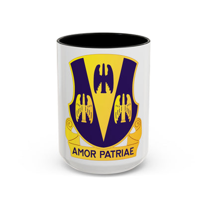 63 Antiaircraft Artillery Battalion (U.S. Army) Accent Coffee Mug