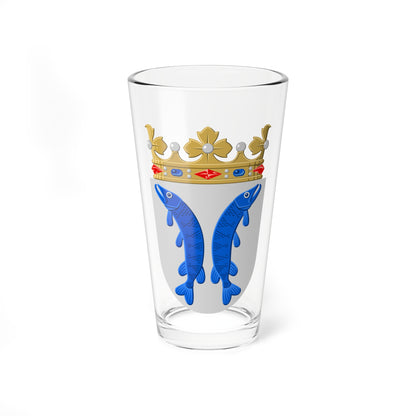 Uusikaupunki.vaakuna (Finland) (Coat of Arms) Pint Glass 16oz