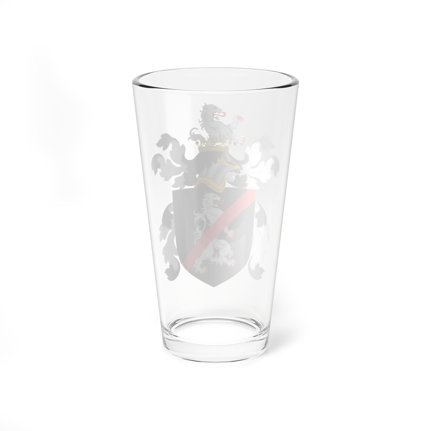 Coat of Arms of William Churchill (United States) (Coat of Arms) Pint Glass 16oz