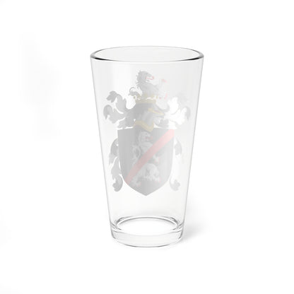 Coat of Arms of William Churchill (United States) (Coat of Arms) Pint Glass 16oz