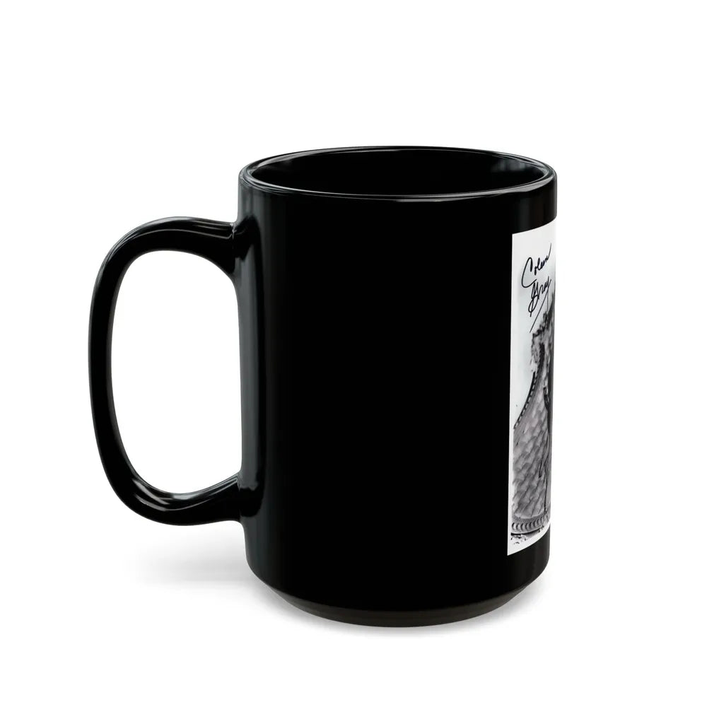 Coleen Gray #18 (Vintage Female Icon) Black Coffee Mug-Go Mug Yourself