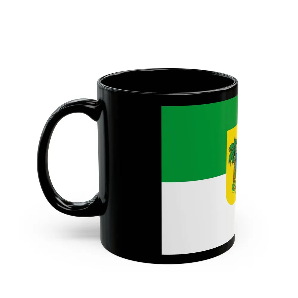 Flag of Rio Grande do Norte Brazil - Black Coffee Mug-Go Mug Yourself