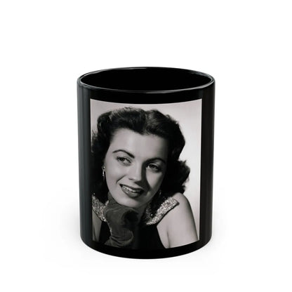 Faith Domergue #64 1 (Vintage Female Icon) Black Coffee Mug-11oz-Go Mug Yourself