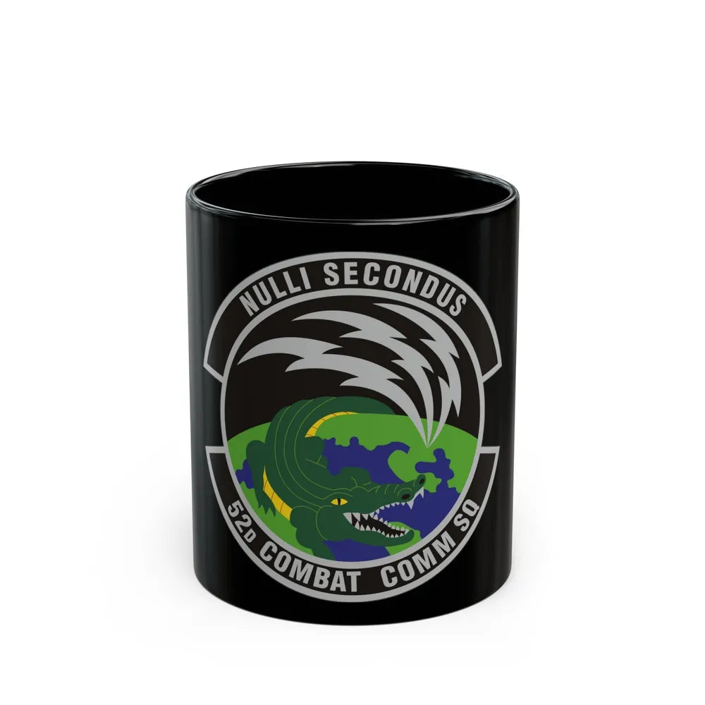 52d Combat Communications Squadron (U.S. Air Force) Black Coffee Mug-11oz-Go Mug Yourself