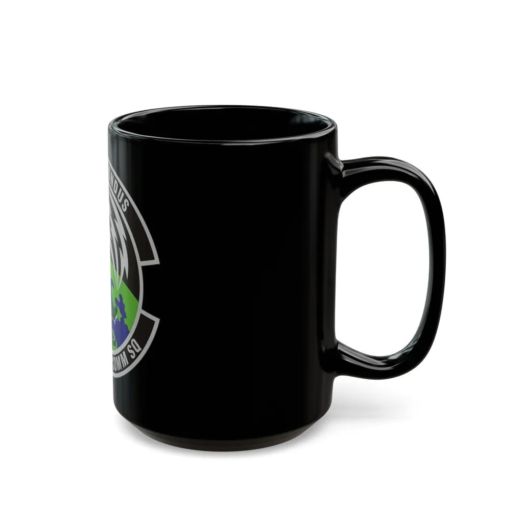 52d Combat Communications Squadron (U.S. Air Force) Black Coffee Mug-Go Mug Yourself