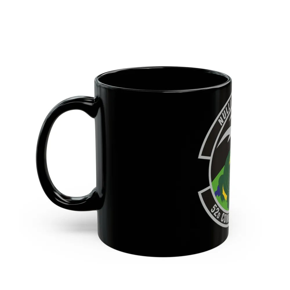 52d Combat Communications Squadron (U.S. Air Force) Black Coffee Mug-Go Mug Yourself