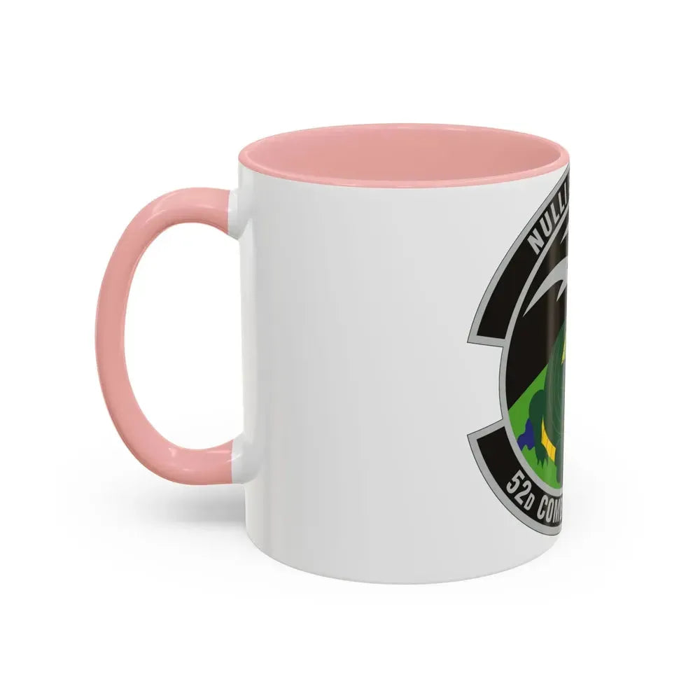 52d Combat Communications Squadron (U.S. Air Force) Accent Coffee Mug - Go Mug Yourself