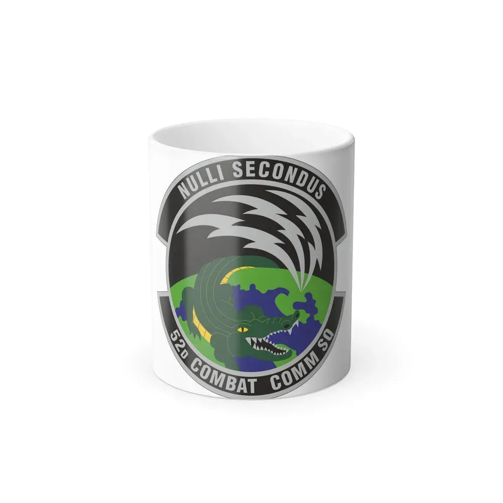 52d Combat Communications Squadron (U.S. Air Force) Color Changing Coffee Mug 11oz - Go Mug Yourself