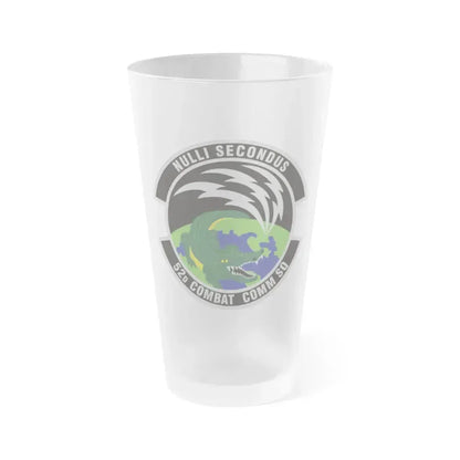 52d Combat Communications Squadron (U.S. Air Force) Frosted Pint Glass 16oz 16oz Frosted - Go Mug Yourself