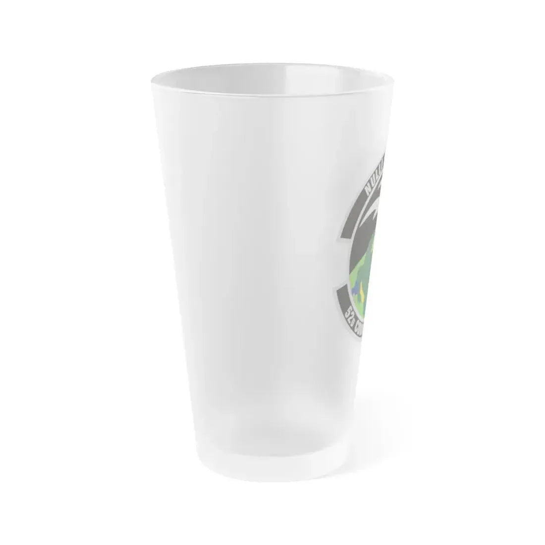 52d Combat Communications Squadron (U.S. Air Force) Frosted Pint Glass 16oz - Go Mug Yourself